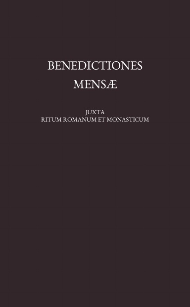 Benedictiones Mensæ